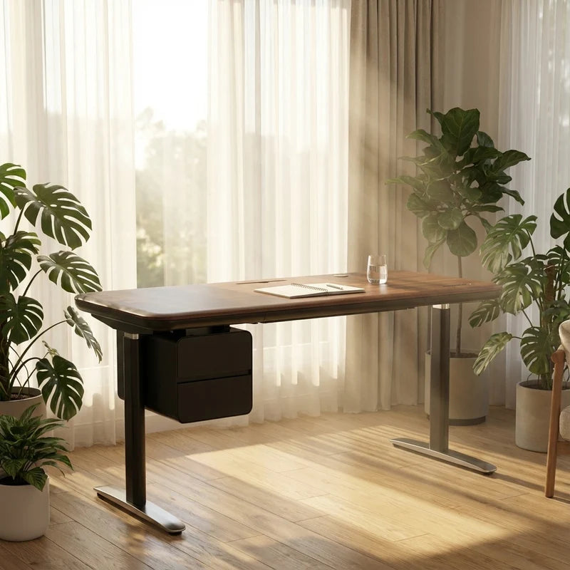 Vallon Christmas SmartLift Desk | Integrated Charging & Storage